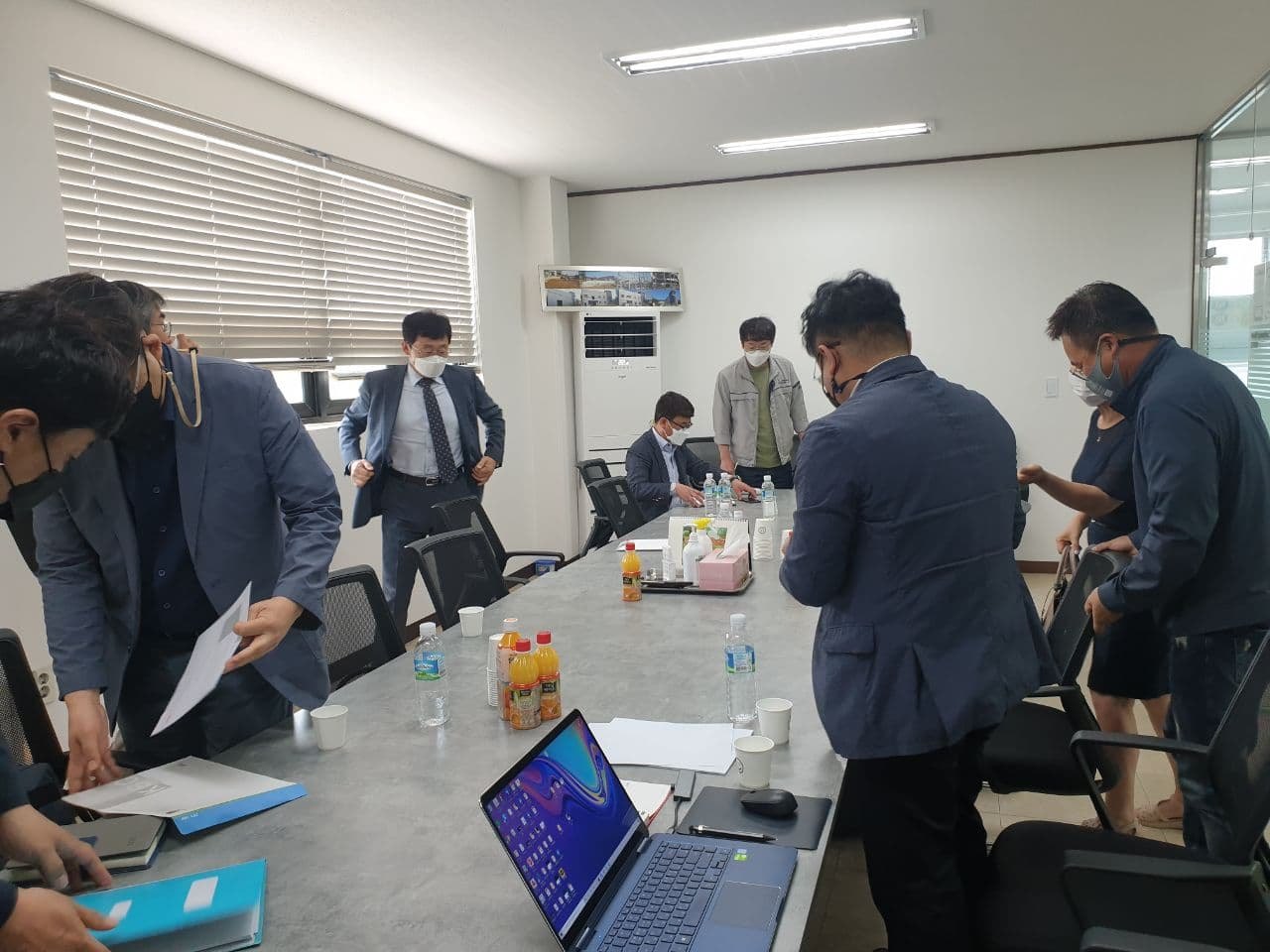 ㈜초이스팜 음성 HACCP공장 시공사 현장설명회