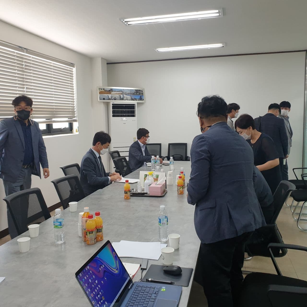 ㈜초이스팜 음성 HACCP공장 시공사 현장설명회